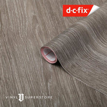 Load image into Gallery viewer, 135Cm D-C-Fix Sheffield Oak Pearl Grey Sticky Back Vinyl Lengths 1M To 15M (200-7988)