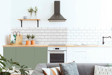 Load image into Gallery viewer, 45Cm D-C-Fix Matt Sage Green Ral 6021 Sticky Back Vinyl Lengths 1M To 15M (200-3261)