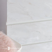 Load image into Gallery viewer, 67Cm D-C-Fix Romeo Matt White Marble Sticky Back Vinyl Lengths 1M To 15M (200-8295)