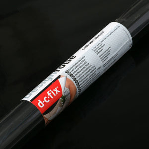 90cm D-C-Fix Gloss Black RAL 9011 Sticky Back Vinyl Lengths 1m to 15m (200-5259)