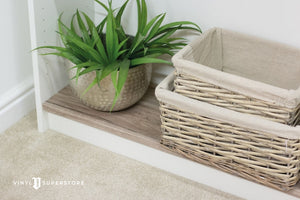 135Cm D-C-Fix Sheffield Oak Pearl Grey Sticky Back Vinyl Lengths 1M To 15M (200-7988)
