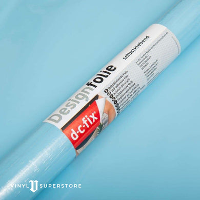 45Cm D-C-Fix Gloss Aqua Blue Ral 5012 Sticky Back Vinyl Lengths 1M To 15M (200-1993)