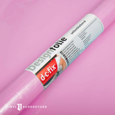 45Cm D-C-Fix Gloss Cherry Pink Ral 3015 Sticky Back Vinyl Lengths 1M To 15M (200-1988)