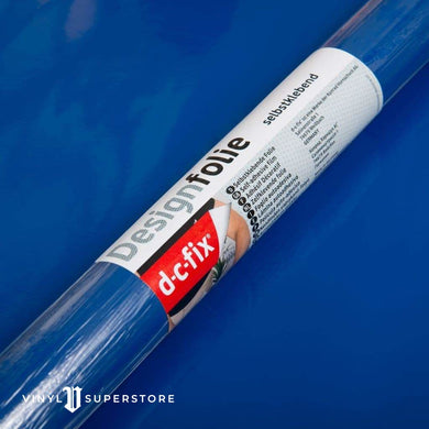 45Cm D-C-Fix Gloss Royal Blue Ral 5010 Sticky Back Vinyl Lengths 1M To 15M (200-1687)