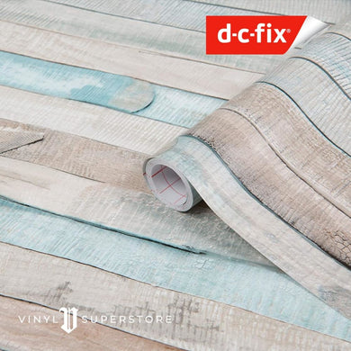 45Cm D-C-Fix Rio Ocean Planked Wood Sticky Back Vinyl Lengths 1M To 15M (200-3228)