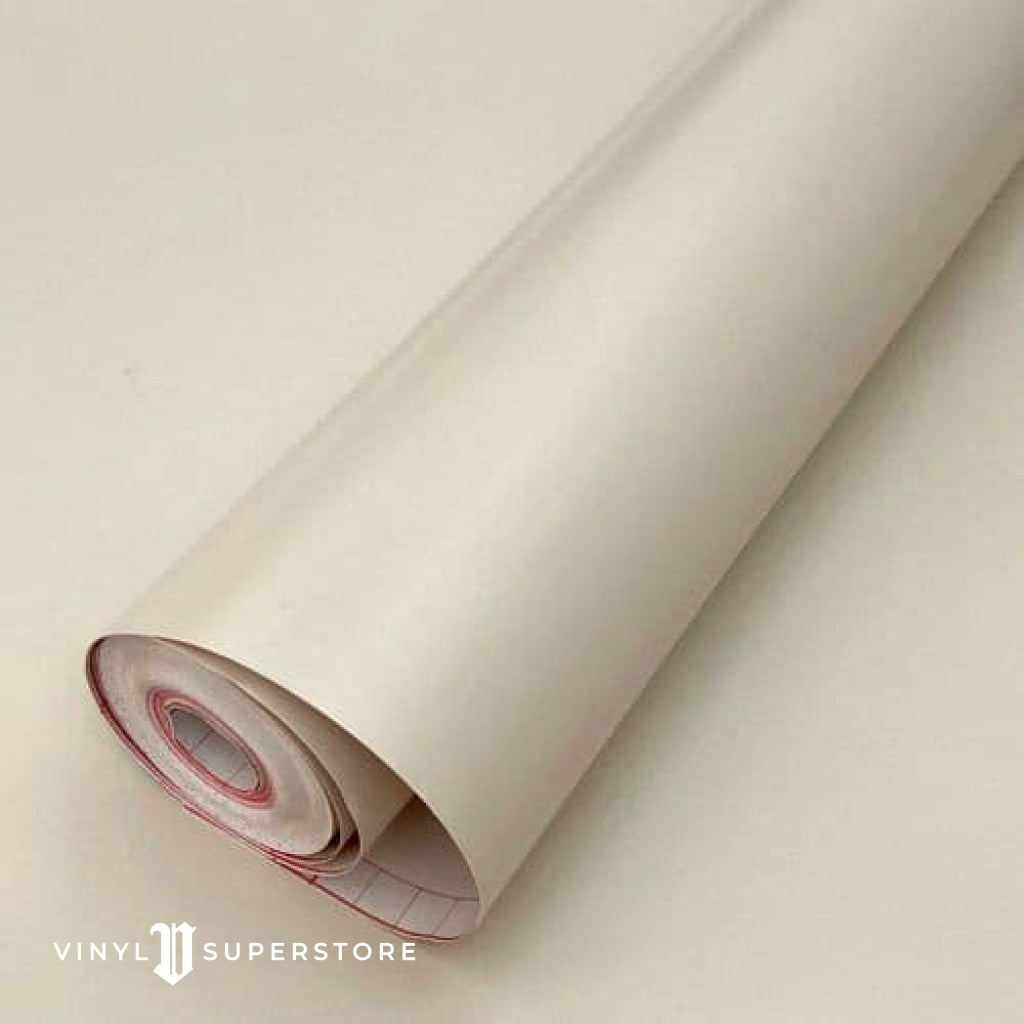 67Cm D-C-Fix Matt Sand Putty Off White Sticky Back Vinyl Lengths 1M To 15M (200-8350)