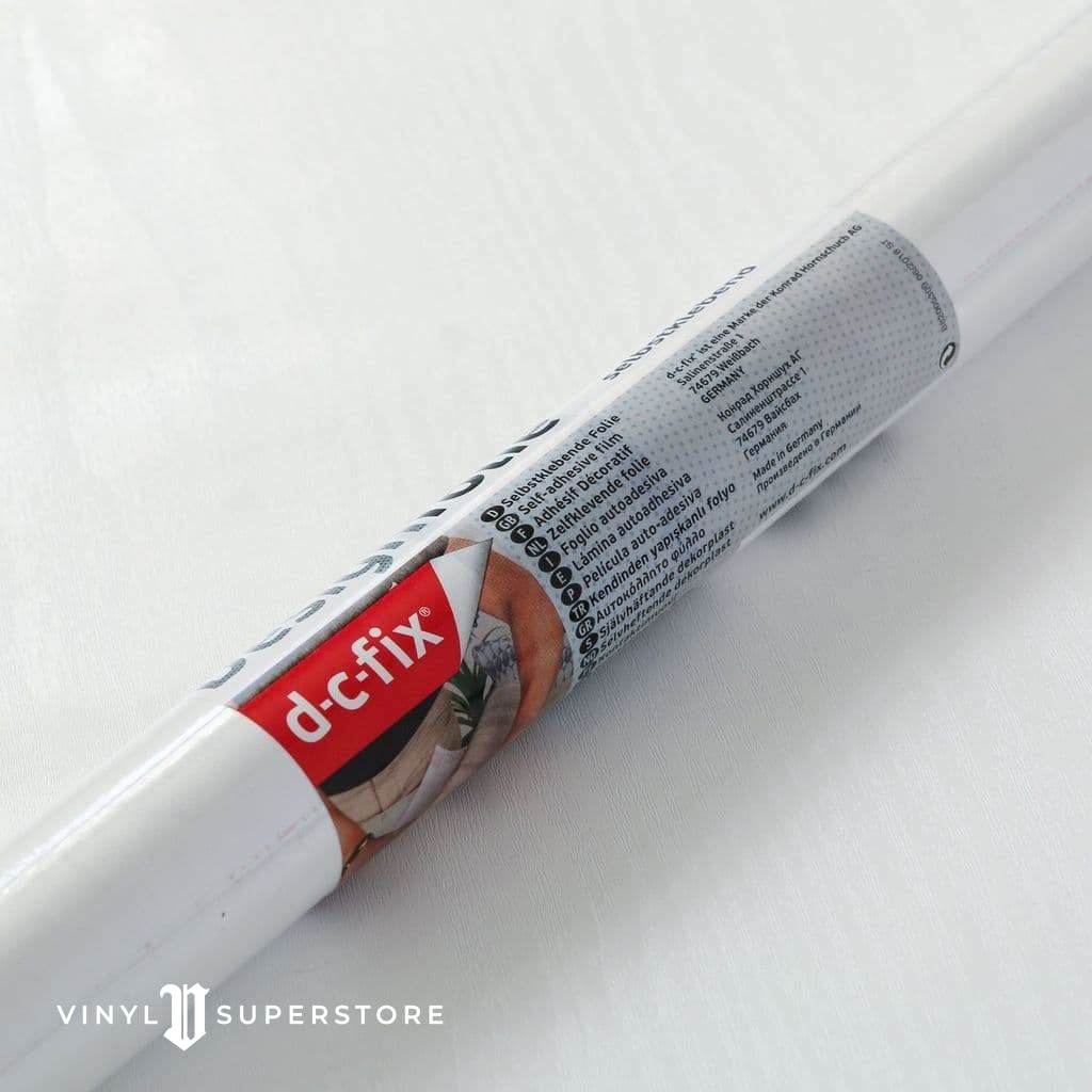 67Cm D-C-Fix Matt Whitewood Sticky Back Vinyl Lengths 1M To 15M (200-8166)