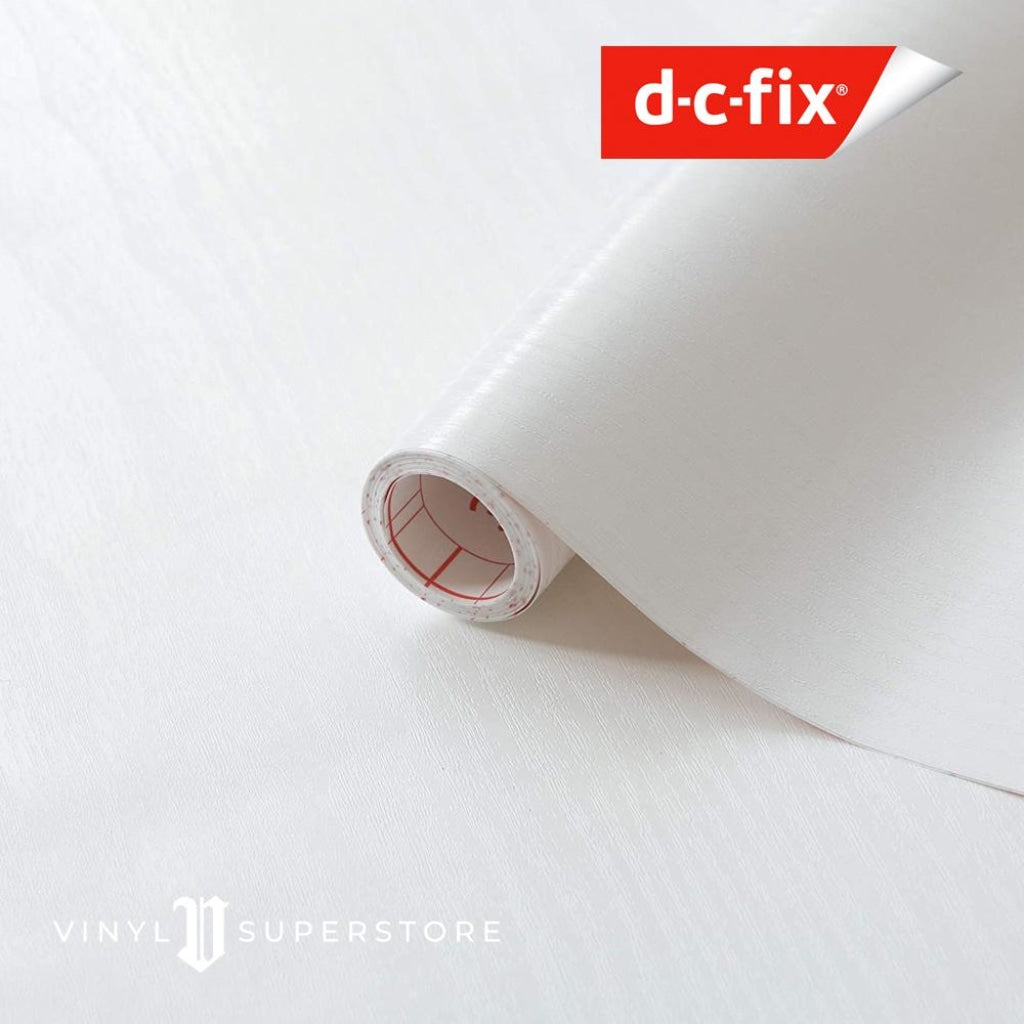 67Cm D-C-Fix Semi Gloss Whitewood Sticky Back Vinyl Lengths 1M To 15M (200-8078)